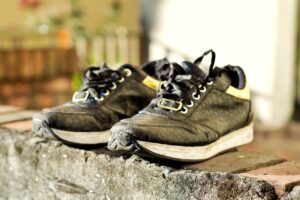 old tennis shoes