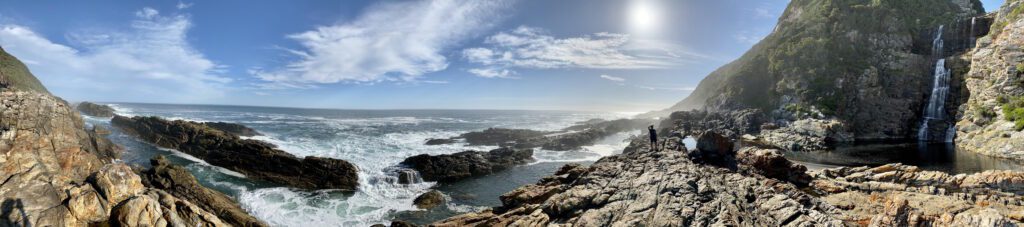 panoramic view of the beach