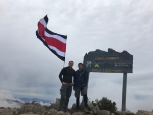 Danny and Davis atop the highest peak. 