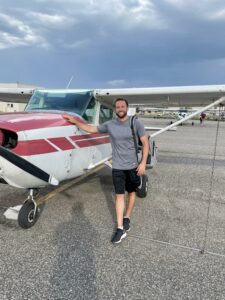 First solo flight